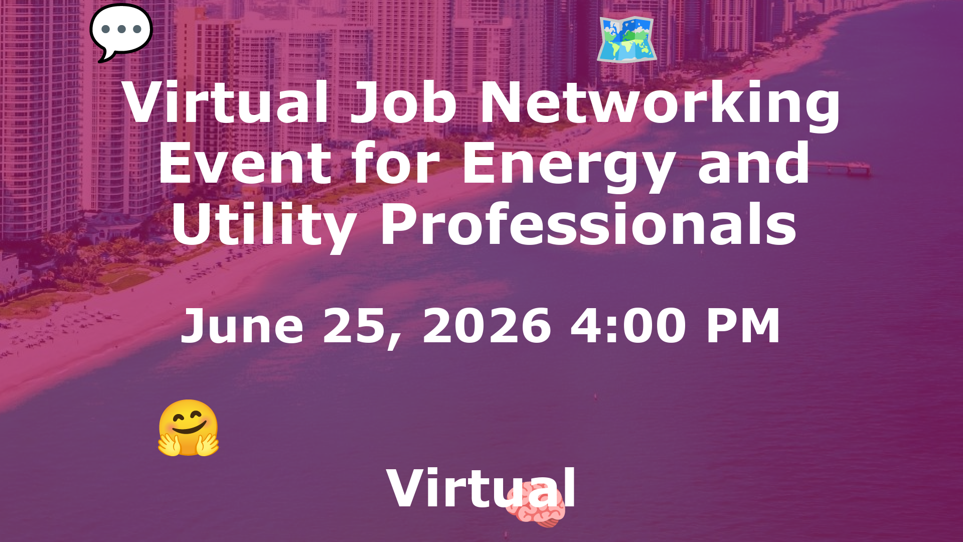Virtual Job Networking Event for Energy and Utility Professionals event image